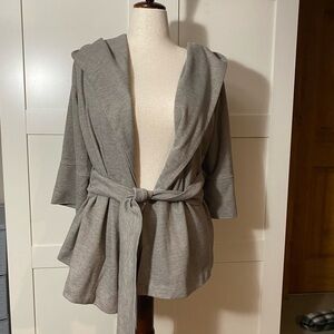 Xtaren Light Gray Knit Cardigan
